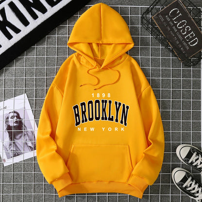 2025, Winter, neuer Damen-Kapuzenpullover, High Street, Unisex-Stil, Doppeltaschen, Sweatshirts, Oberbekleidung, Übergröße, Damenbekleidung CYXX 227.