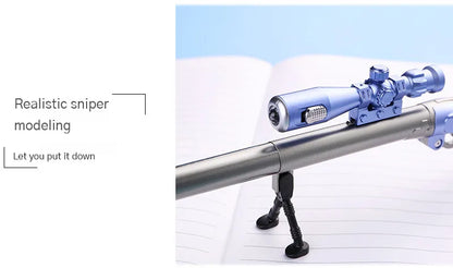 Kreative Simulation 98K Scharfschützengewehr Neutralstift mit Licht 0,38 mm schwarze Geltinte Student Schule Schreibwaren PUBG Lichter Stifte Geschenk.