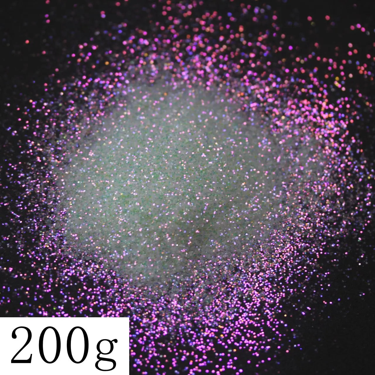 Ultra Fine Colorful Spark - Solvent Resistant White Iridescent Glitter -  - 015 Size, 0.5 mm