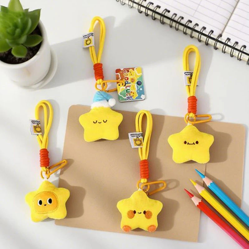 Stern-Schlüsselanhänger für Taschen, Partygeschenke, Geschenke, Cartoon-Stern-Schlüsselanhänger, Zubehör, Weihnachtsdekoration, 2025, Neujahrsgeschenke.