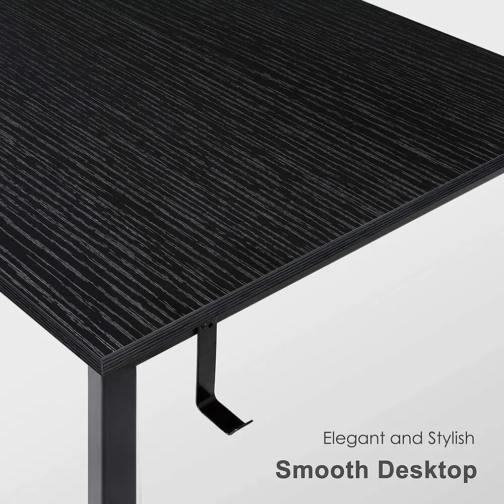 Homfa Schreibtisch, PC-Tisch, 120 x 60 cm, Desktop-Computertisch mit Aufbewahrungstasche, Laptop-Tisch, Schulmöbel, kommerzielle Belastung, 100 kg