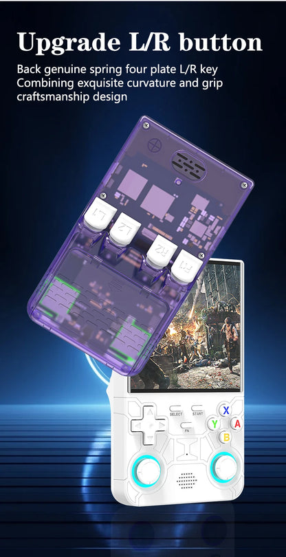 R36 Ultra Handheld Game Player WIFI 4 Inch IPS Screen Open Source Retro Video 64G 128G Memory up to 20000+ Games R36Ultra.