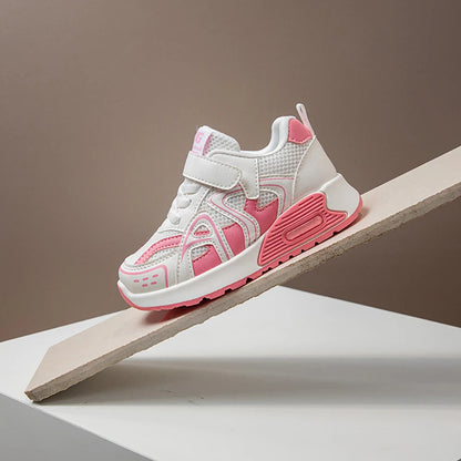 Autumn Children's Sport Shoes PU Leather Teenager Kid's Sneakers Anti-slippery Trend Fashion Girl's Sneakers Boy Running Shoes.