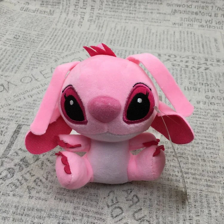 Disney Lilo and Stitch Plush Doll Toy Bouquet Stitch Animal Stuffed Keychains Pendant Girl Kids Birthday Christmas Gifts.