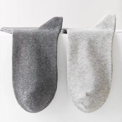 20Pcs/Lot Men's Pure Cotton Socks Plus Size Solid Color Casual Office Business Long Socks Breathable Soft Men's Socks EU39-48.