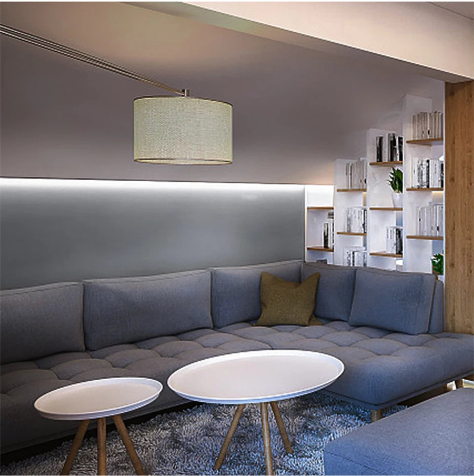 35M Neon Soft Tube Cob LED Strip Light Super Bright 320LEDs/m RA90 with Switch EU/US Plug Waterproof Outdoor Decor 110V 220V.