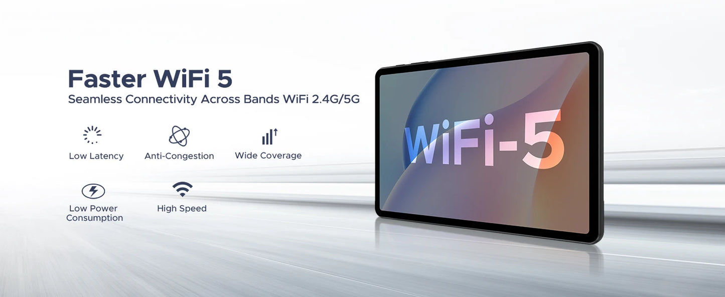 DOOGEE Tab A9 Pro Tablet 10.1" HD Display Android 15 20GB(4+16) 128GB 6580mAh Large Battery Dual Speakers Pad PC 2 In 1 Tablet