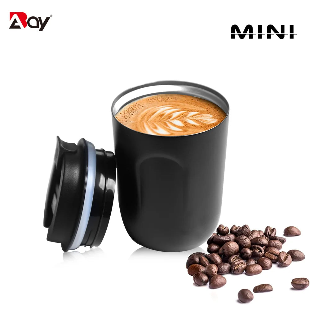 Thermos Bottle for Coffee Thermal Cup for tea Mini Tumbler Insulated Vacuum Flask Mug Stainless Steel Leakproof Travel Drinkware.