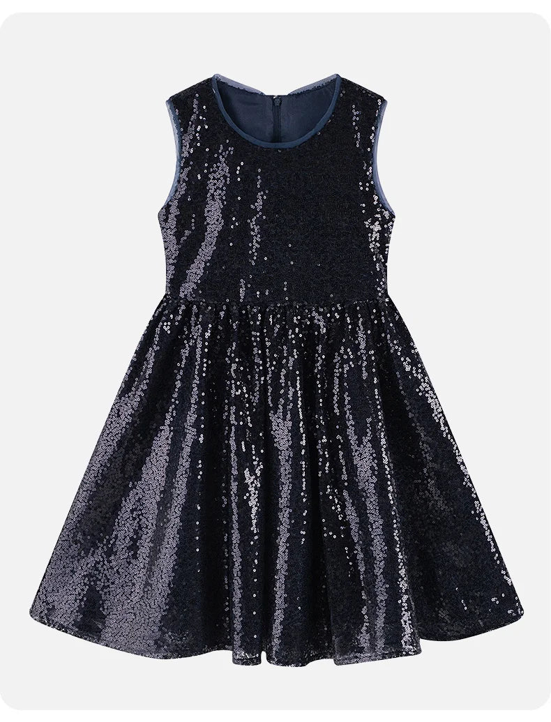 Luxus Kinder Klavier Rezitieren Leistung Pailletten Kleid Mädchen Hochzeit Geburtstag Party Kleidung Kind Elegante Zeremonie Jahrestag Kleid.