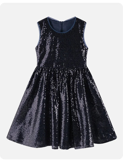 Luxus Kinder Klavier Rezitieren Leistung Pailletten Kleid Mädchen Hochzeit Geburtstag Party Kleidung Kind Elegante Zeremonie Jahrestag Kleid.