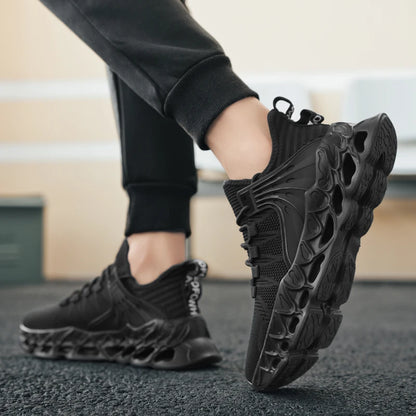 YRZL Men's Athletic Mesh Sneakers Lightweight Comfortable Running Shoes for Men Soft Sole Non Slip Casual Shoes Outdoor Walking.