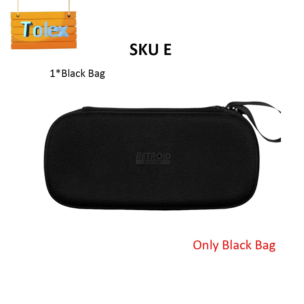 Retroid Pocket 5 Shell Cover and Bag Compatible Handheld Game Console Portable Carry Bag Protected RP5 Suitable in Packed.