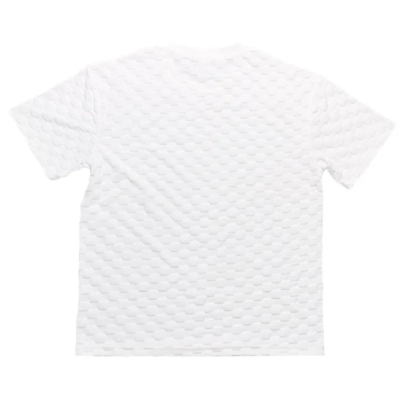 European and American Oversized Fashion Brand Men's Summer New Chessboard Plaid Loose Sports and Leisure Two-Piece Set.