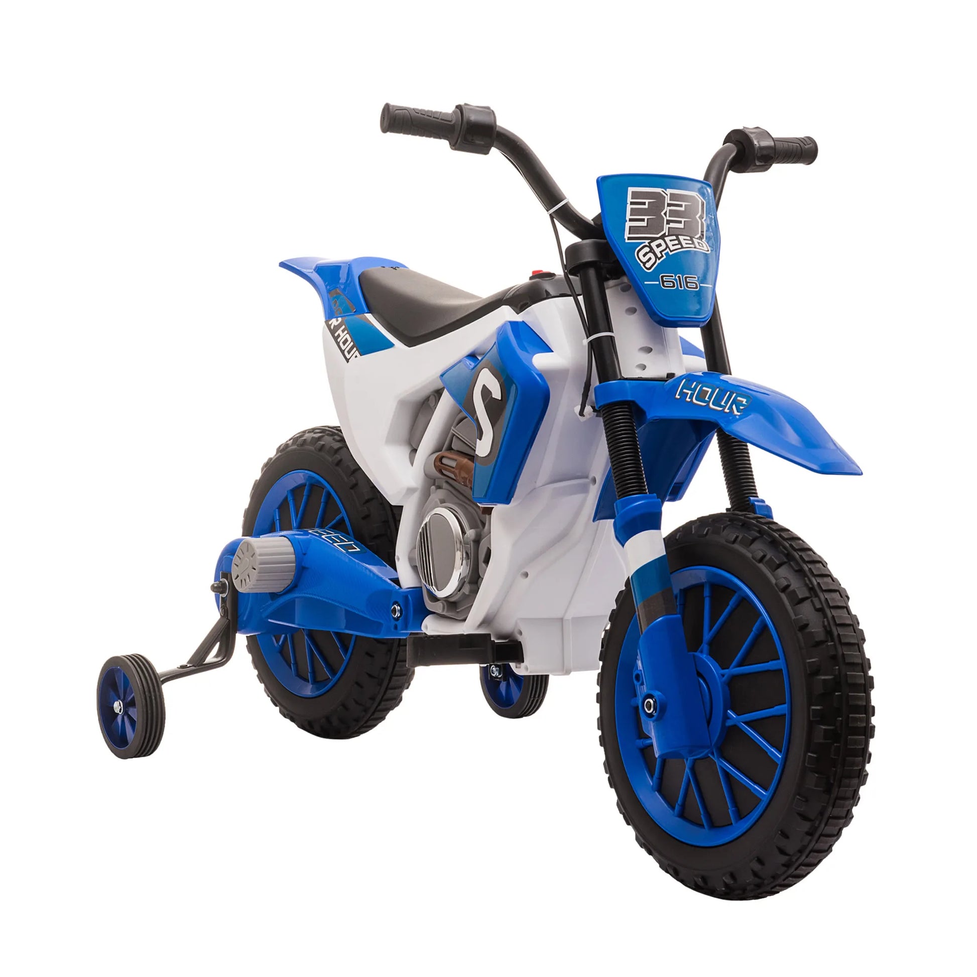Homcom Electric Motorcycle for Children+3 Years 12V 2 Wheels Balance More. 8 Km/H.