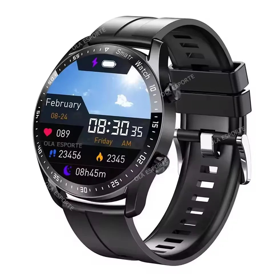 2025 NFC Bluetooth Call Smart Watch Men Full Screen GPS Sports Bracelet Waterproof ECG Health Monitor SmartWatch for IOS Android