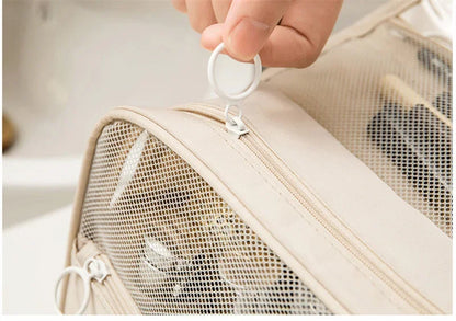 High Quality Women Makeup Bags Travel Cosmetic Bag Toiletries Organizer Waterproof Storage Neceser Hanging Bathroom Wash Bag.