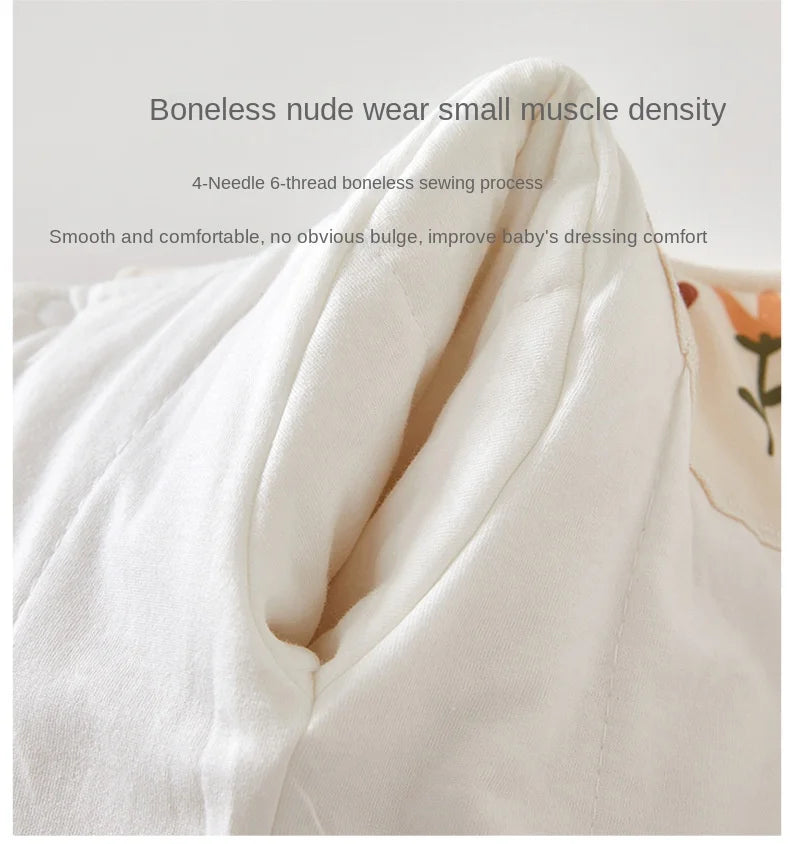 Neugeborene Schmetterlings kleidung Kletter kleidung verdickt Doppels chicht warme Baumwolle bedruckte Mönchs kleidung Herbst und Winter.