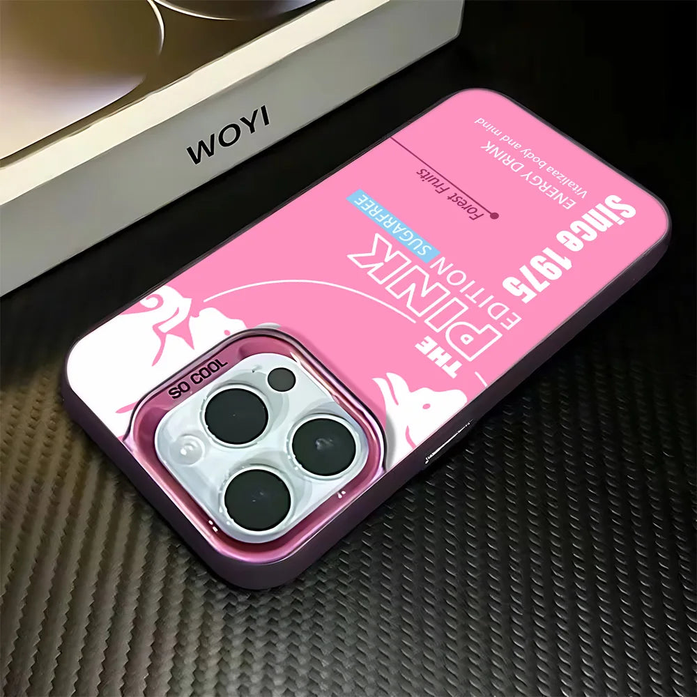 Fashion Red Phone Case For ins B-Bulles Phone Case For iPhone 16e 16 15 14 13 12 11 mini Pro Max X XR XSMAX Plus Anti Back Cover.