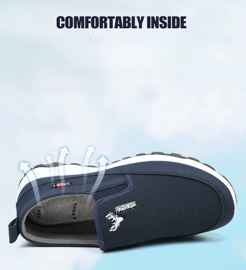 Men's Shoes Casual Sneakers Summer Breathable Mesh Waterproof Outdoor Slip On Flats Affordable Free Shipping Shoes.