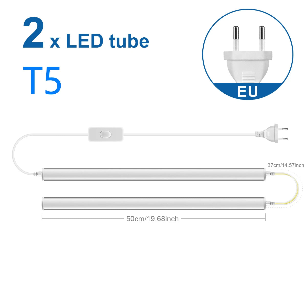 220V T5 15W/T8 25W LED Tube Aluminum Bar Hight Brightness Energy-Saving Fluorescent Tubes For Hotel Mall Cafe Office Lighting