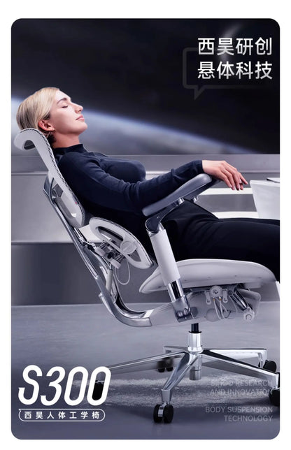 Drehbarer, ergonomischer Bürostuhl, Liegestuhl, moderner mobiler Luxus-Bürostuhl, Designer-Räder, Lese- und Konferenzstuhl, Wohnmöbel