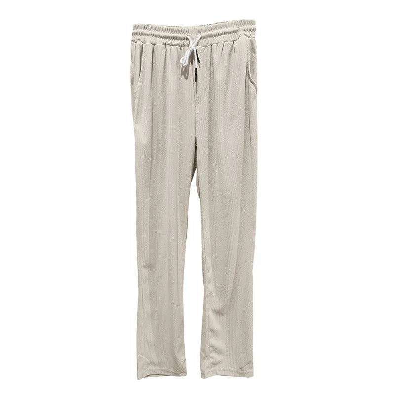 Sommer neue europäische und amerikanische Handel große Herren einfarbig Set mit Kragen, Kurzarm, Reiß verschluss Hosen Set, 2 Stück