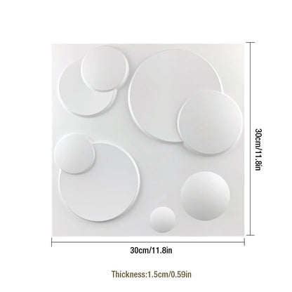 30cm 3D Wall Panel Wavy lines Decor Stone Brick Living Room TV Background Decal Tile Mold 3D wall sticker bathroom kitchen wall