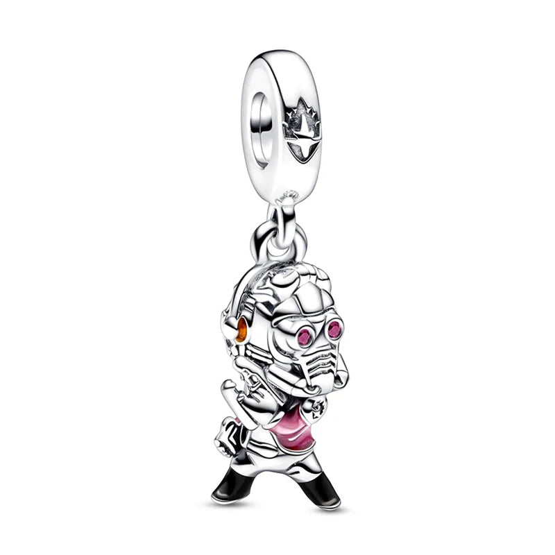 100% 925 sterling silver Disney 100th anniversary charm beads suitable for original DlY bracelet, women's fashion gift