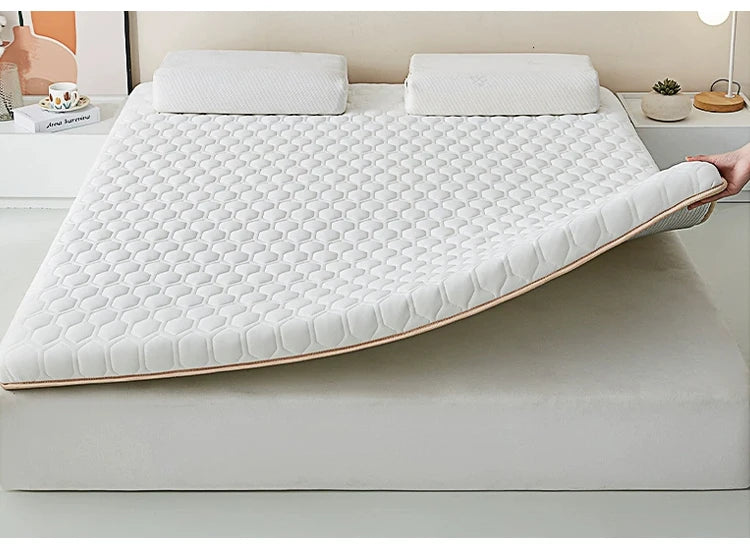 Fünf-schichtige material zusammensetzung matratze verdicken 4/7 cm Haushalt Einzel Doppel Schwamm latex füllung matratzen Tatami Boden Matte