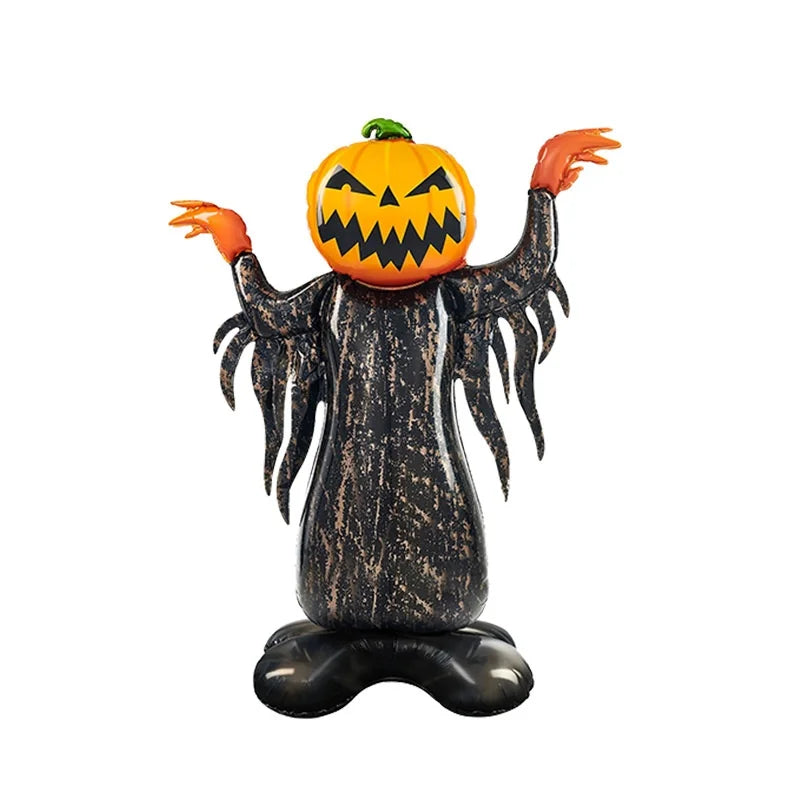 2025 Halloween Große Stehende Ballonbasis Skelett Kürbis Geisterbaum Halloween Aufblasbare Luftballons Partydekorationen Zubehör.