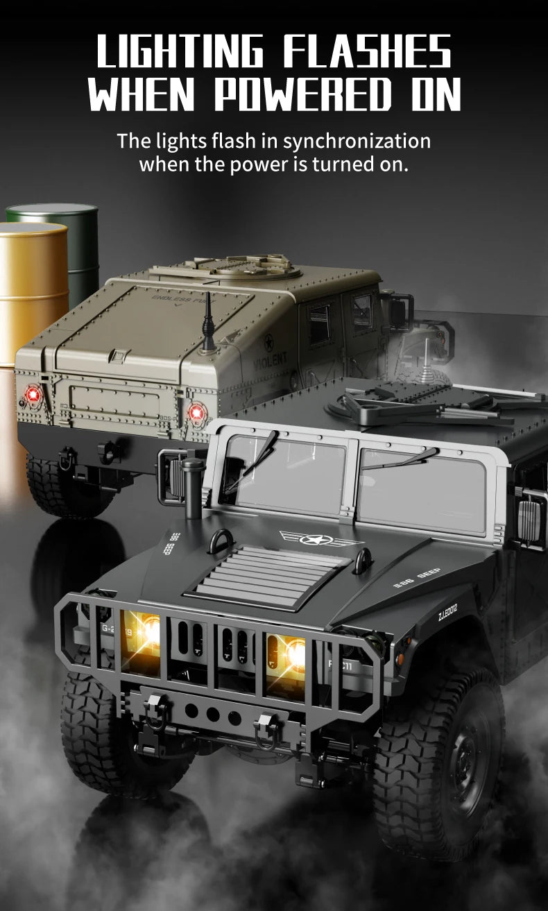 2.4G 1:14 RC Crawler 4WD Remote Control Car Simulation Military Model JJRC C8835 RC Car Offroad Climbing Vehicle Toys Gifts.