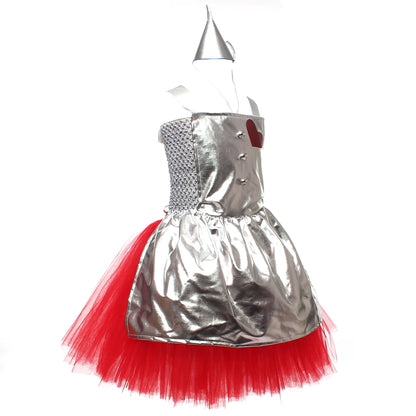 Kinder Mädchen Halloween Kostüm Zauberer von Oz Vogelscheuche Zinn Mann Löwe Hexe Prinzessin Tutu Kleid Rollenspiel Party Bühne Kleid Outfit