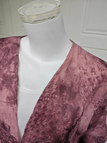 Ramadan Eid Tie Dye Butterfly Bow Muslim Modest Kimono Abaya Damen Dubai Luxury Islam Women Kebaya With Hijab Kaftan Robe Femme