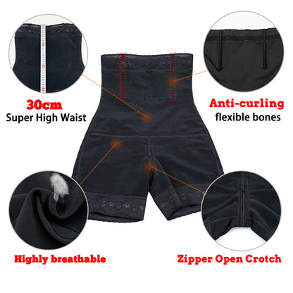 High Waist Body Shaper Panties Seamless Butt Lifter Compression Fajas Reducing Girdles Slimming Corset Shapewear Women Underwear.