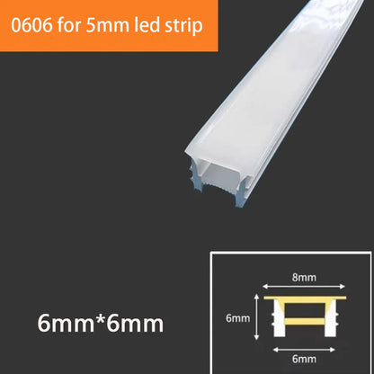 DIY Recessed LED Neon Tube Silicone Gel Covering Flexible Embedded Soft Diffuser Linear White 1M-15M for COB 5050 2835 LED Strip