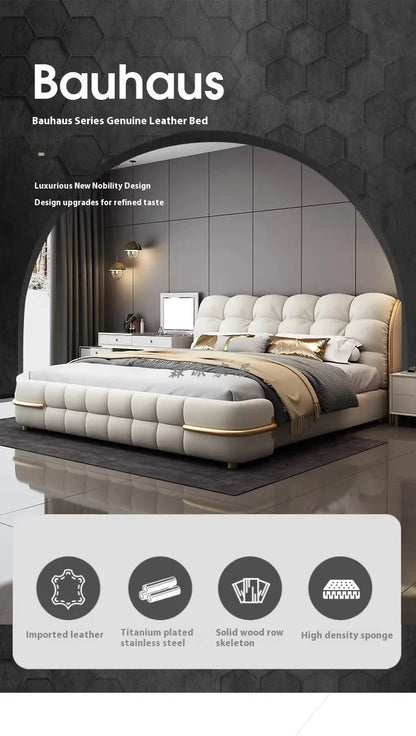 Ästhetisches, luxuriöses, einzigartiges Bett, Queen-Size-Bett, elastisches Schlafzimmer, Doppelbett, Schlafen, 180 x 200 cm, Camas De Matrimonio Dormitorio, Heimdekoration