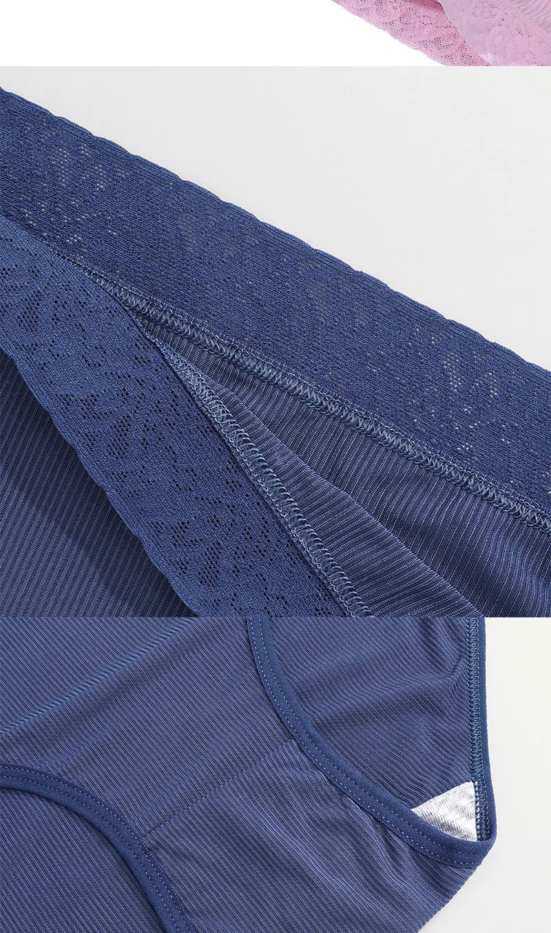 5Pcs Sexy Ice Silk Briefs Large Size Underwear 0XL-4XL Panty Women's Seamless Underwears 8 Solid Color Breathable Underpants.