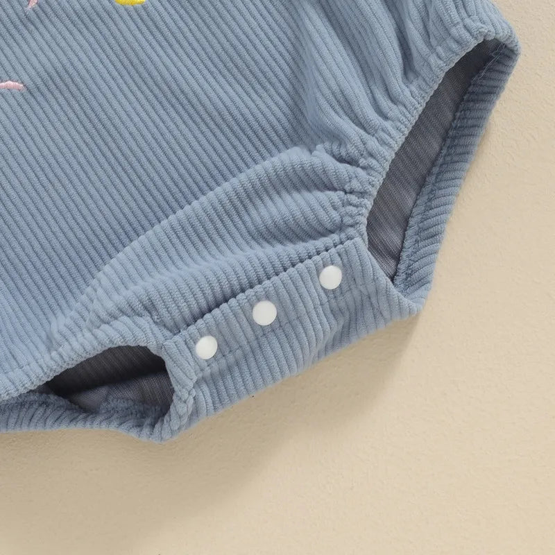 Baby ersten Geburtstag Stram pler, ärmellose Knopf verschluss Buchstaben Bodysuit lässige Overalls für Mädchen Jungen.