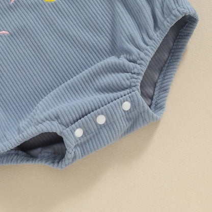 Baby ersten Geburtstag Stram pler, ärmellose Knopf verschluss Buchstaben Bodysuit lässige Overalls für Mädchen Jungen.