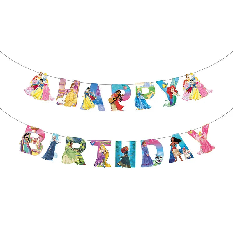 Disney Prinzessin Geburtstag Party Dekorationen Mädchen Kind Deco Disney Prinzessin Geburtstag Teller Servietten Tassen Geschirr Liefert Setup