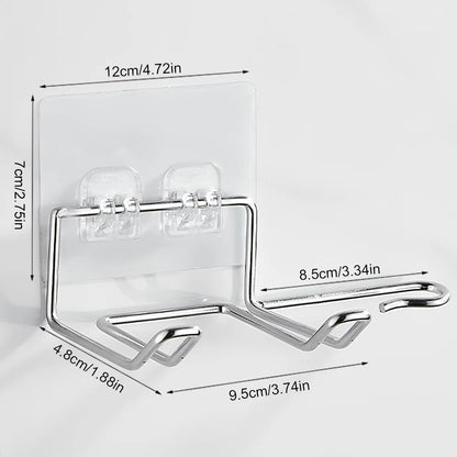 Haartrockner Halter Wand Haartrockner Halterung Kein Stanzen Hause Badezimmer Organizer Lagerung Rack Regal Zubehör