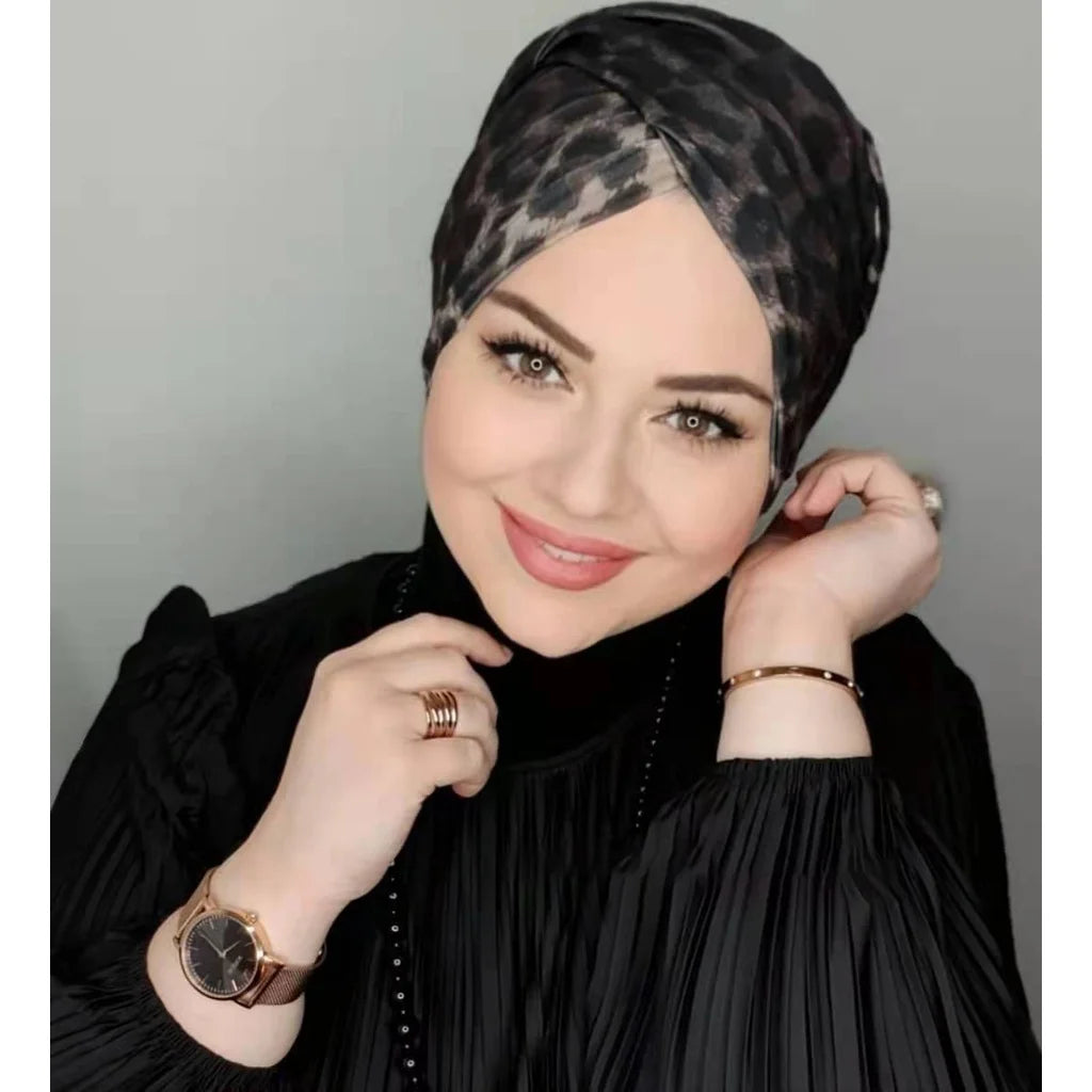 Muslim Modest Hijab Cap Undercap Abaya Hijabs For Woman Islamic Abayas Jersey Instant Wrap Women Crinkle Arabic Modal Silk Caps.