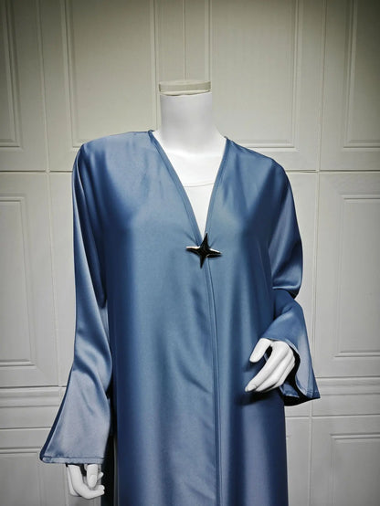 Muslim Dress Women Kimono Cardigan Dubai Open Abaya Turkey Kaftan Eid Djellaba Islam Clothing Robe Kebaya Caftan Marocain Femme.