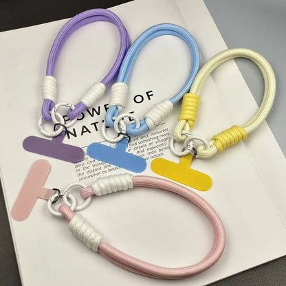 Kawaii Cloud Star Lanyard Short Wrist Strap Cute Phone Accessory for Mobile Camera.