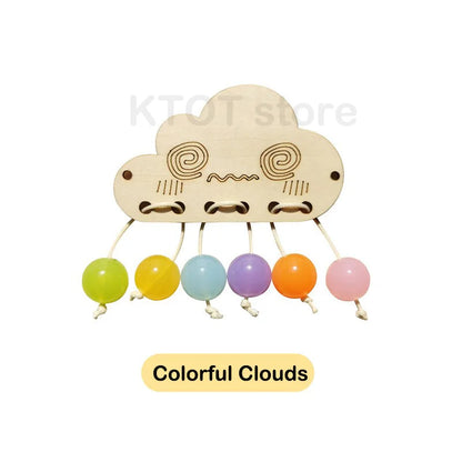 NEW Busy Board Montessori Early Educational Toys Cognitive Training Infant Skills Learning Wooden Game Busyboard DIY Accessories