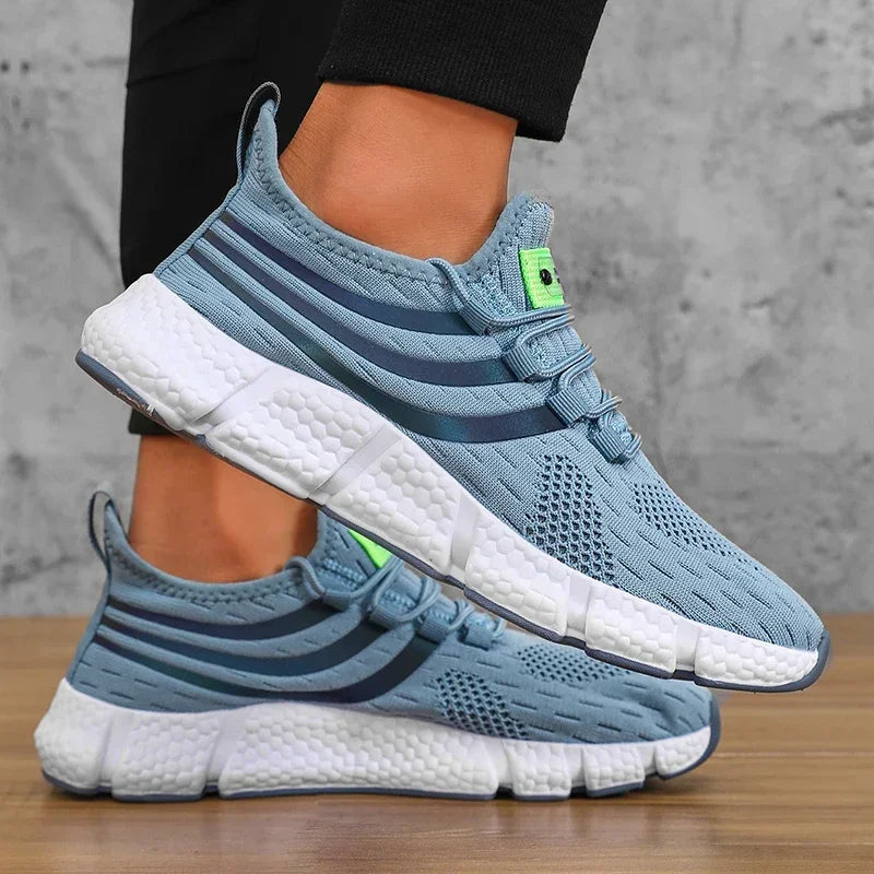 Men’s Sneakers Comfortable Breathable Platform Shoes Summer Man Running Shoes Breathable Comfortable Fashion Walking Sneakers.