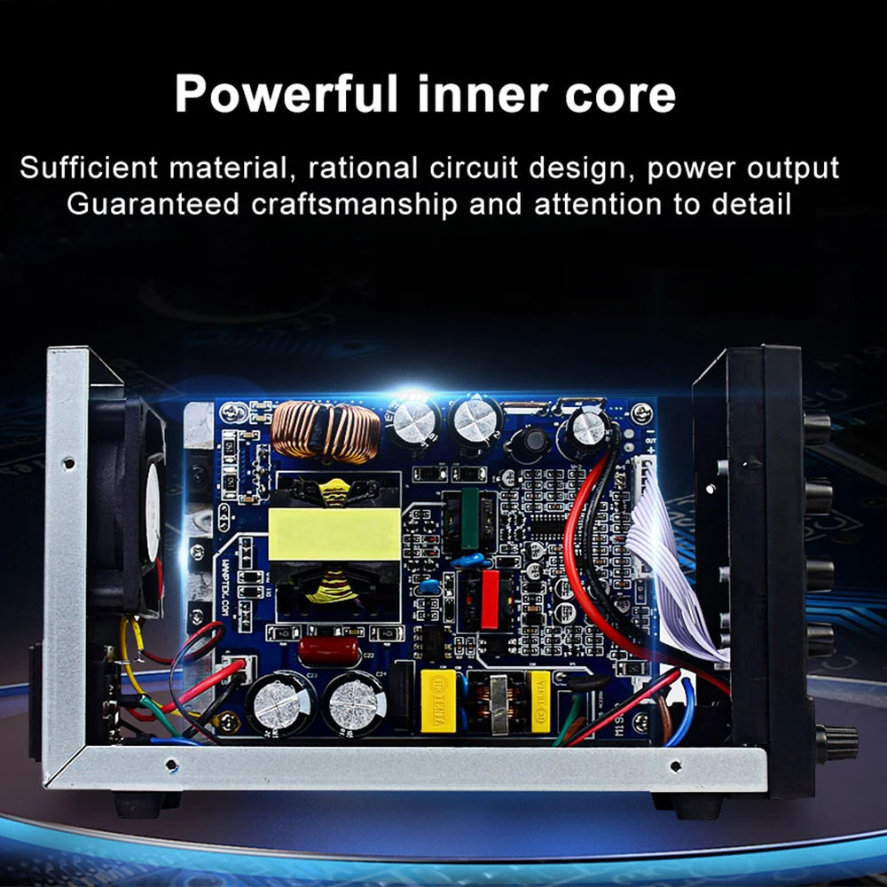 Wanptek Adjustable DC Power Supply 30V 10A LED Lab Bench Power Source Stabilized Switch Power Supply Voltage Regulator 60V 5A