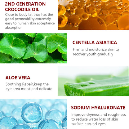 VIBRANT GLAMOUR  Eye Cream Eliminate Wrinkles Effectively Promote Collagen Repair Anti-Wrinkle Anti-Agingfight Puffiness.