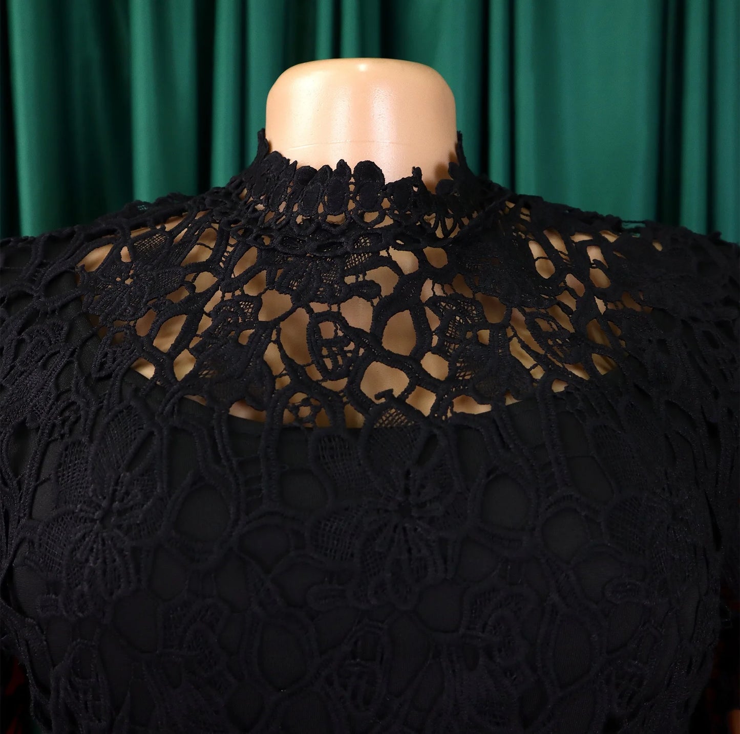 Elegant Jumpsuits & Rompers for Women O Neck Lace Patchwork Short Sleeve Sashes High Waisted Luxury Birthday Party Dinner Outfit