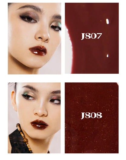 Girlcult Mirror Liquid Lipstick Water Light Long-Lasting Hydrating Shimmer Jelly Lip Tint Nude Red Lip Gloss Makeup Cosmetics.